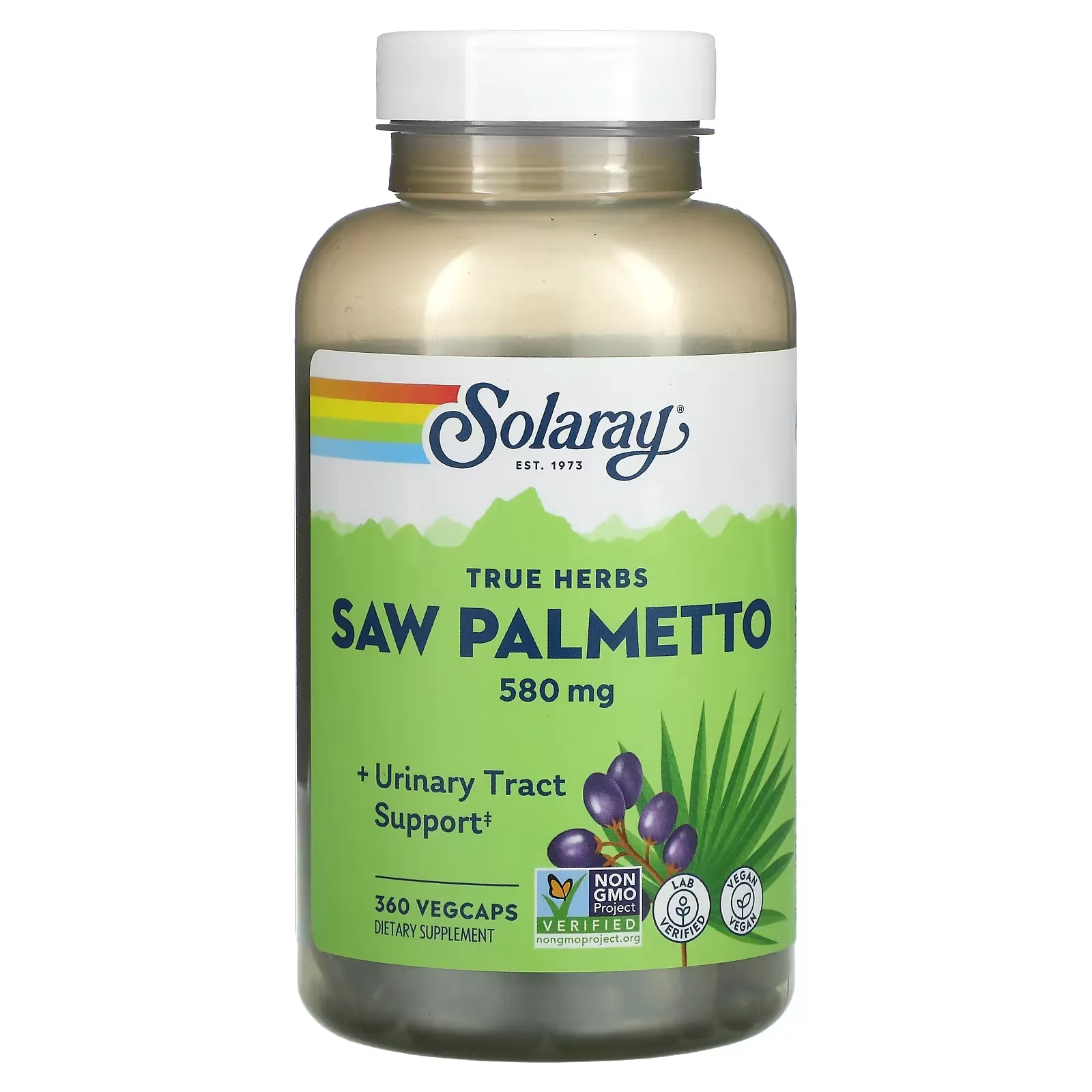 Saw Palmetto, 580 mg, 360 VegCaps