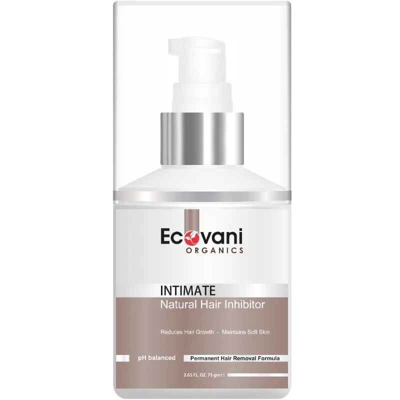 ECOVANI Intimate Hair Inhibitor, Organic Hair Retarder For Men And Women