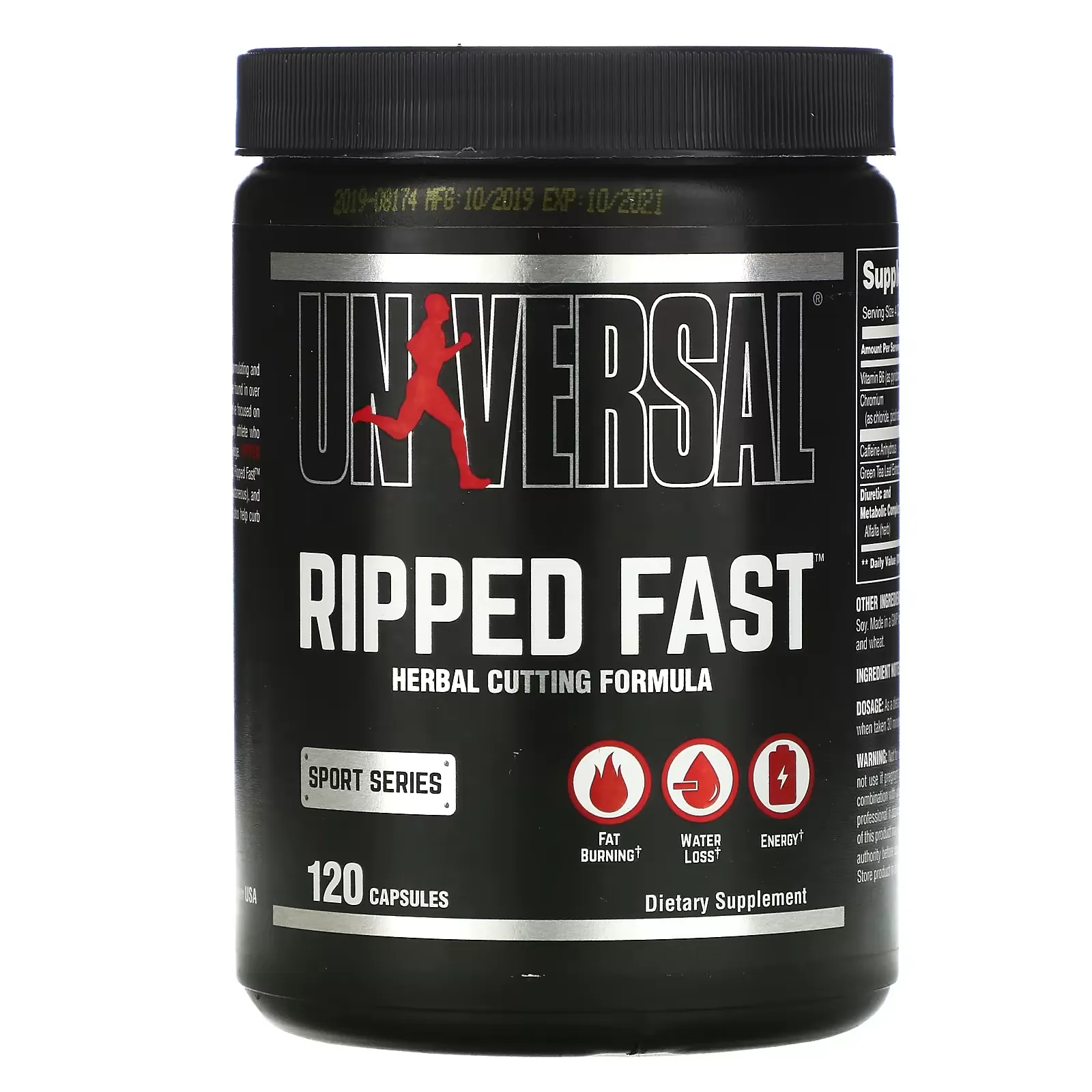 Ripped Fast, Herbal Cutting Formula, 120 Capsules