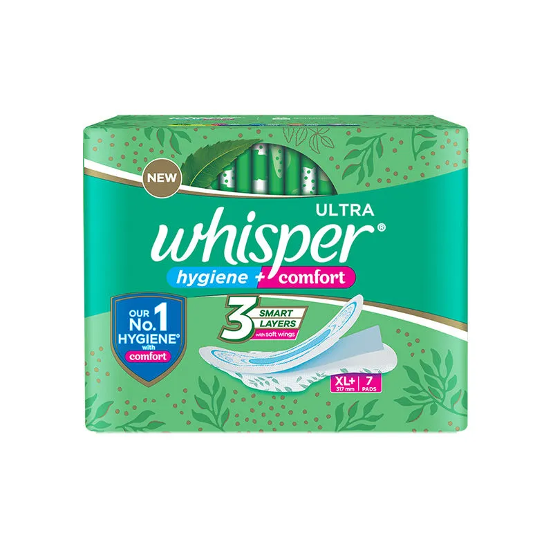 Whisper Ultra Soft XL 7s Sanitary Pads for Women