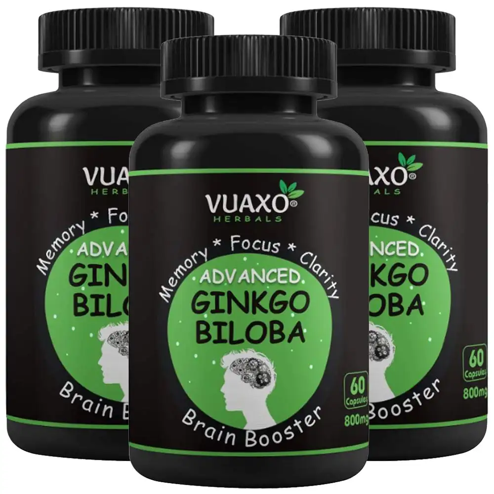 Vuaxo Advanced Ginkgo Biloba,  180 capsules