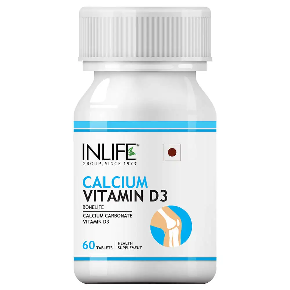 INLIFE Calcium+VD3,  Unflavoured  60 tablet(s)