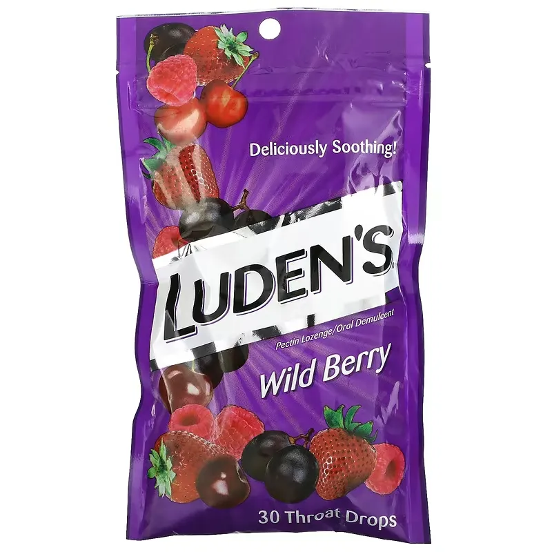 Pectin Lozenge/Oral Demulcent, Wild Berry, 30 Throat Drops