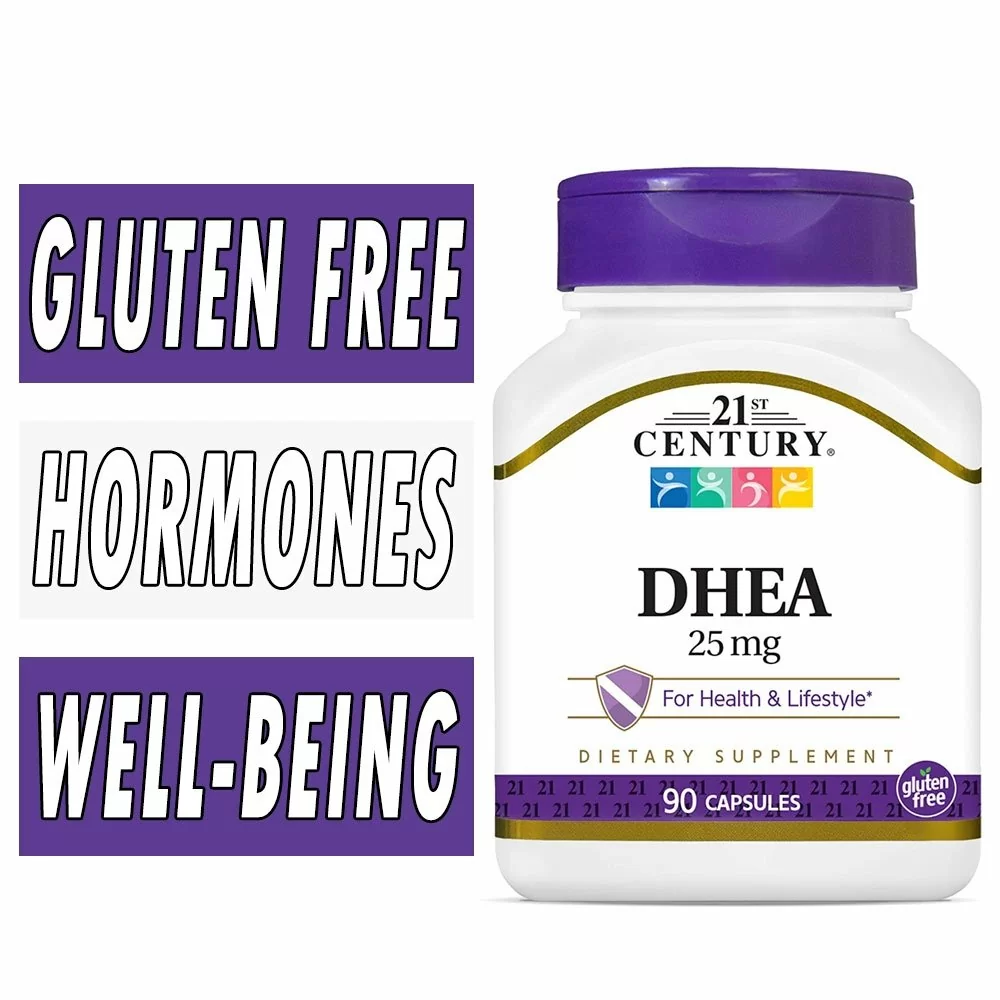 21st Century DHEA - 25 mg - 90 Capsules