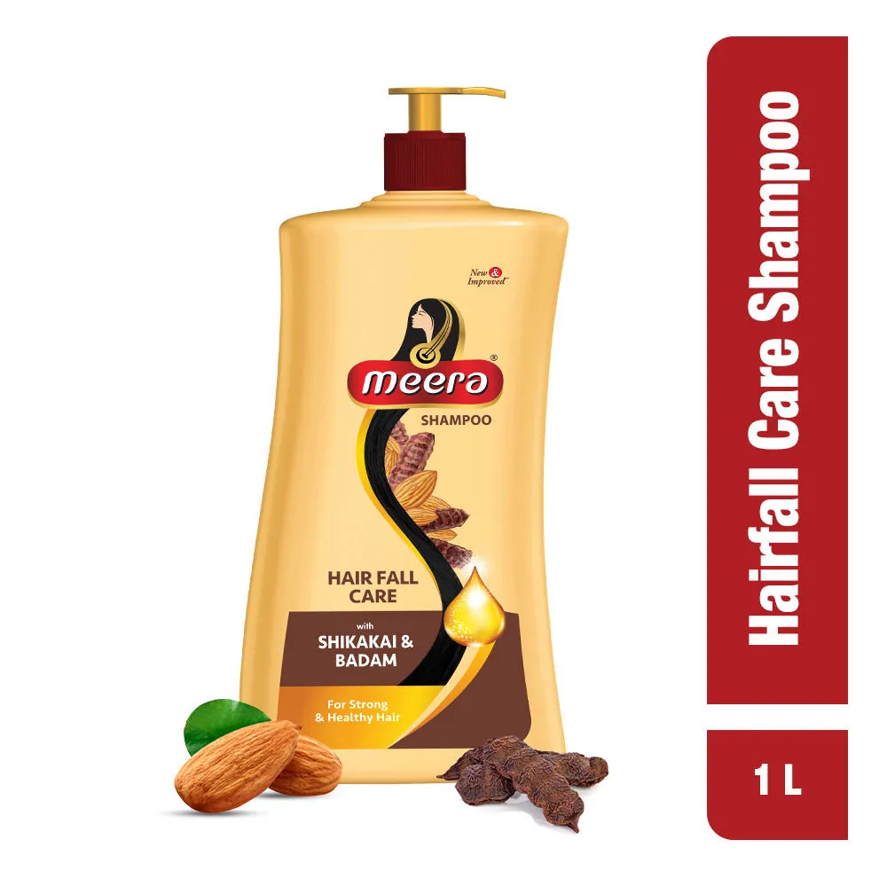 Meera Strong and Healthy Shampoo, With Goodness Of Kunkudukai and Badam