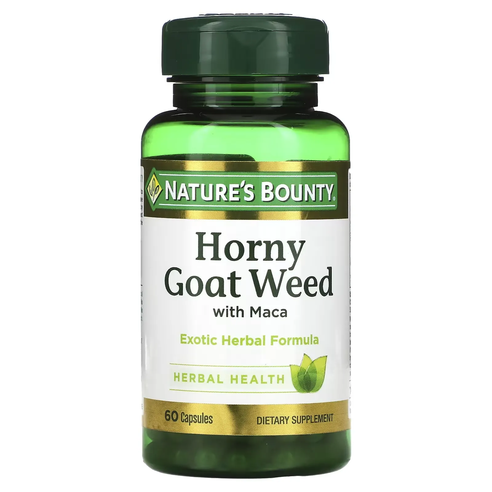 Horny Goat Weed with Maca, 60 Capsules