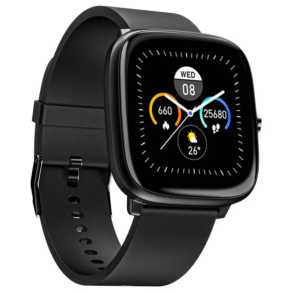 Noise ColorFit Qube Oxy Smartwatch,  Charcoal Black