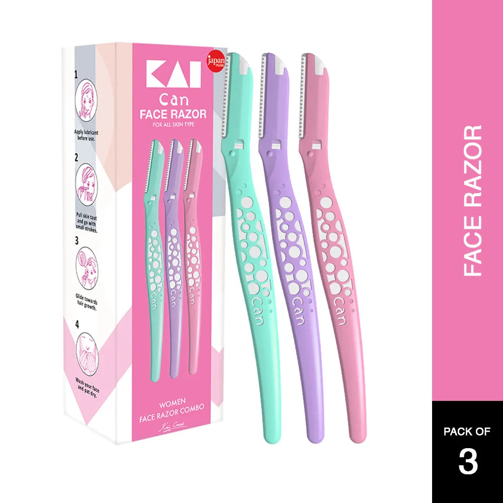 Kai Can Bubble Face Razor For Women - 3Pcs