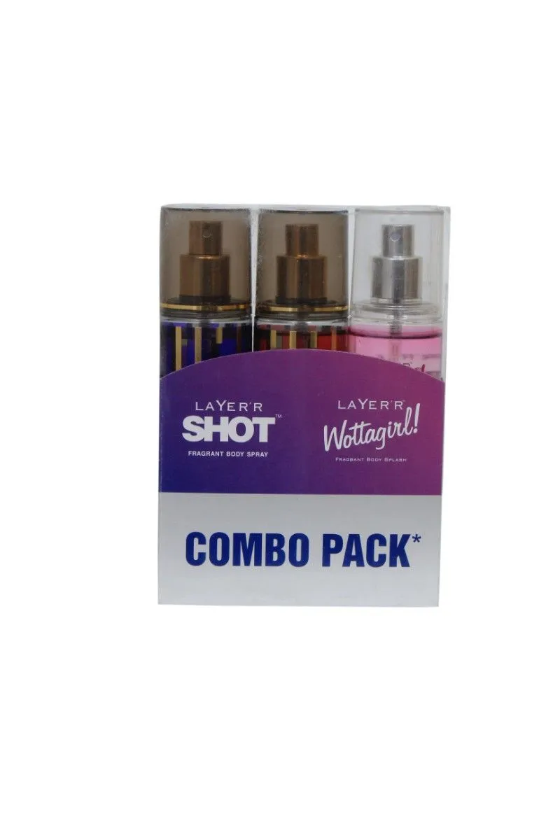 Layerr Dynamic Amber Kiss Imperial Body Spray Combo Pack