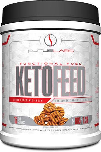 KetoFeed By Purus Labs, Samoa Chocolate Cream, 15 Servings