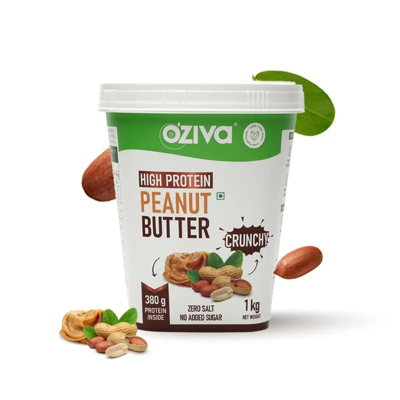 Oziva High Protein Peanut Butter - Crunchy