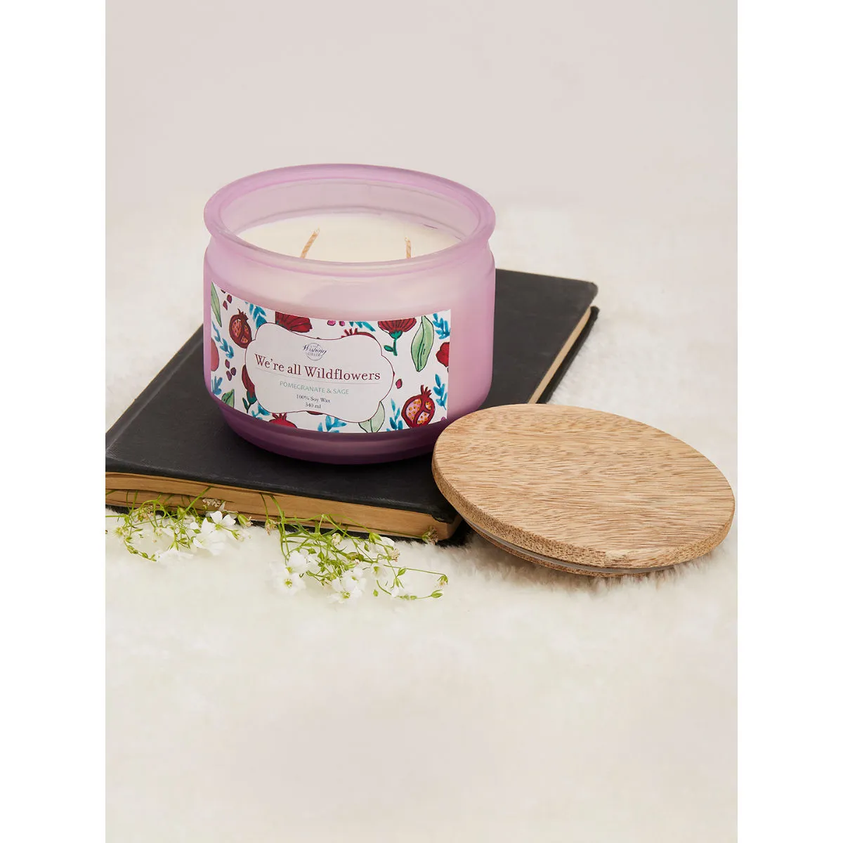 The Wishing Chair WeRe All Wildflowers Jar Candle