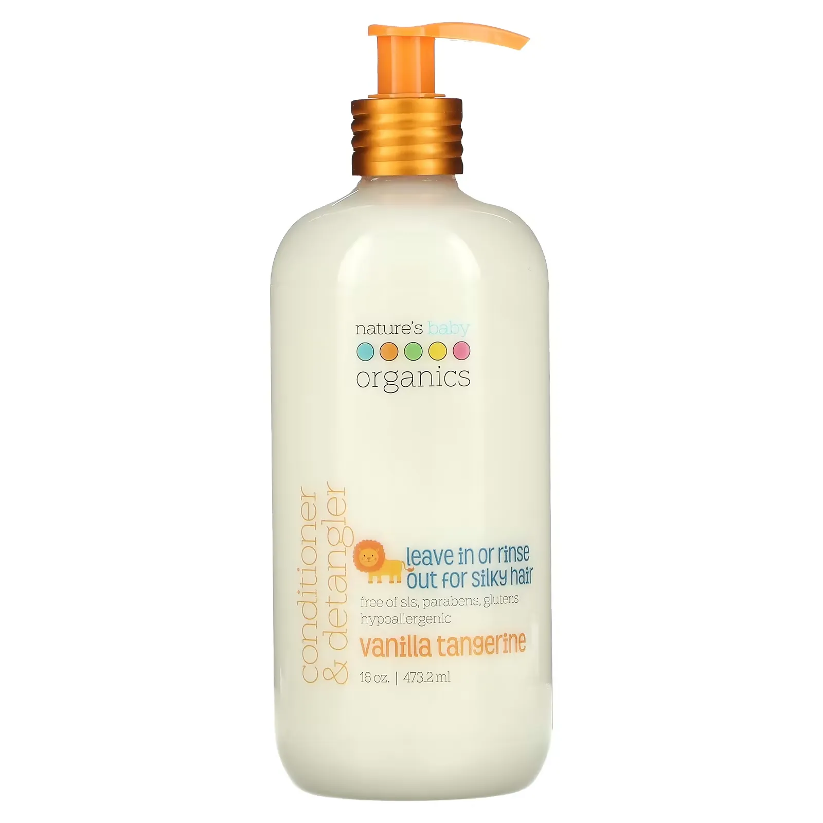 Conditioner & Detangler, Vanilla Tangerine, 16 oz (473.2 ml)