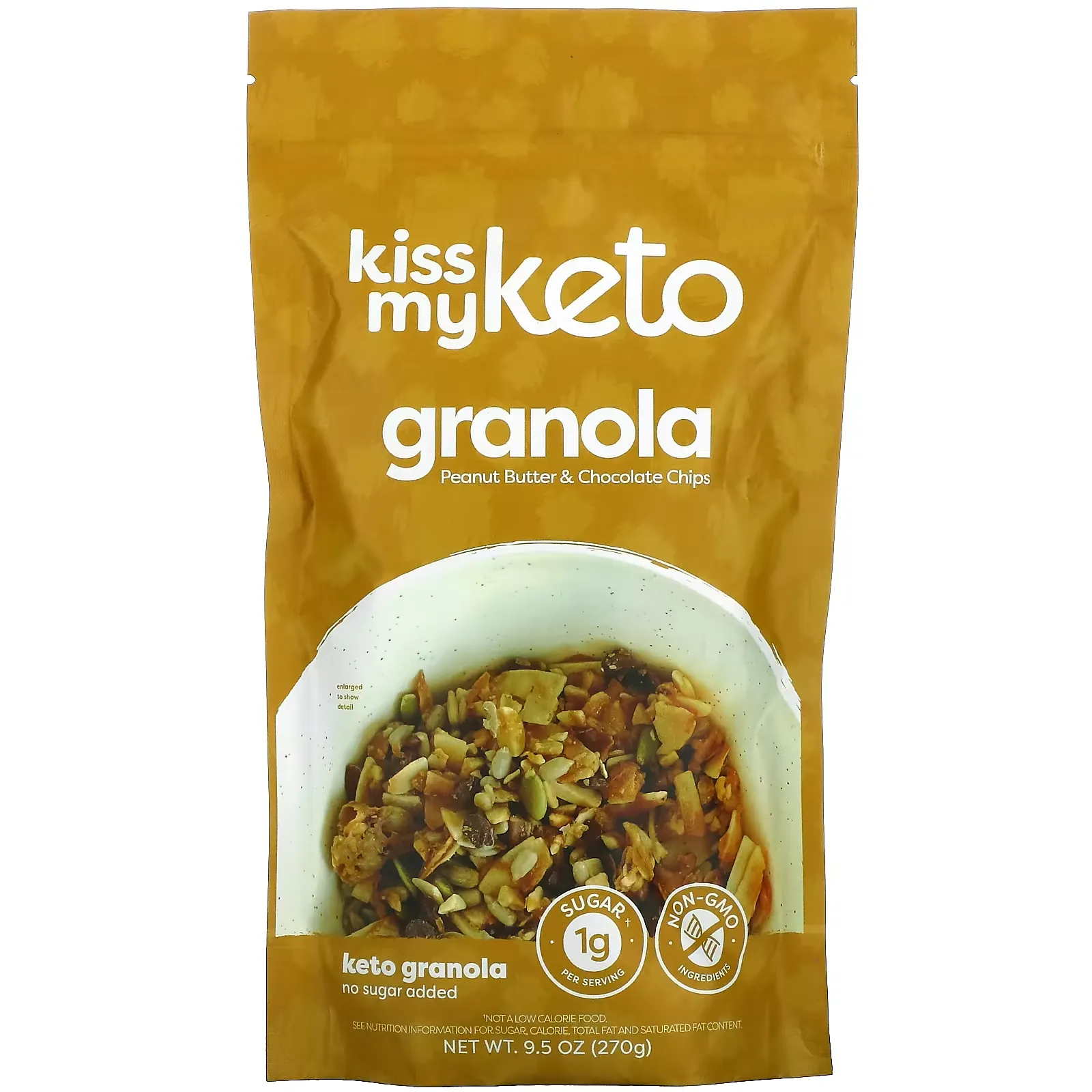 Keto Granola, Peanut Butter & Chocolate Chips, 9.5 oz (270 g)