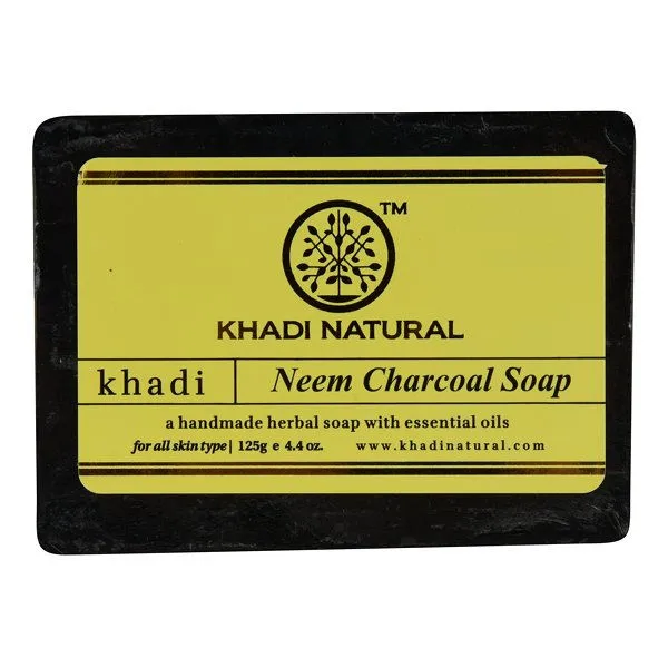 Khadi Natural Ayurvedic Neem Charcoal Soap