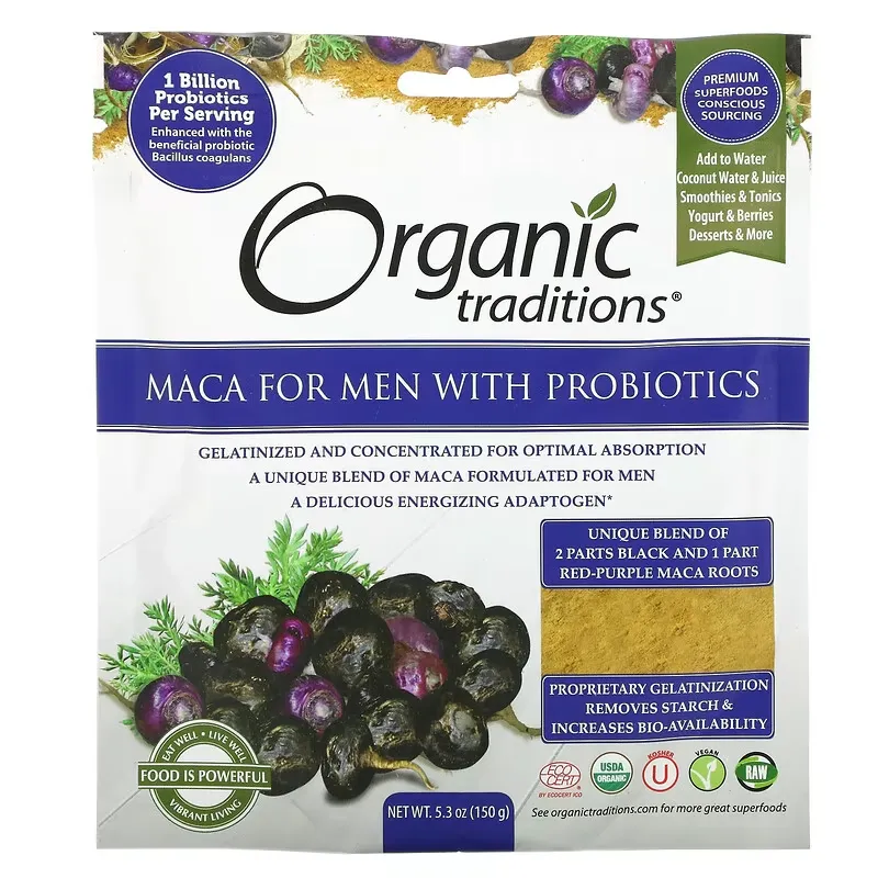 Maca For Men With Probiotics, 5.3 oz (150 g)