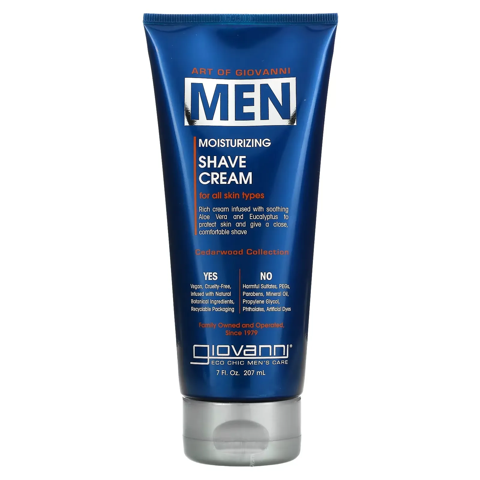 Art Of Giovanni, Men Moisturizing Shave Cream, 7 fl oz (207 ml)