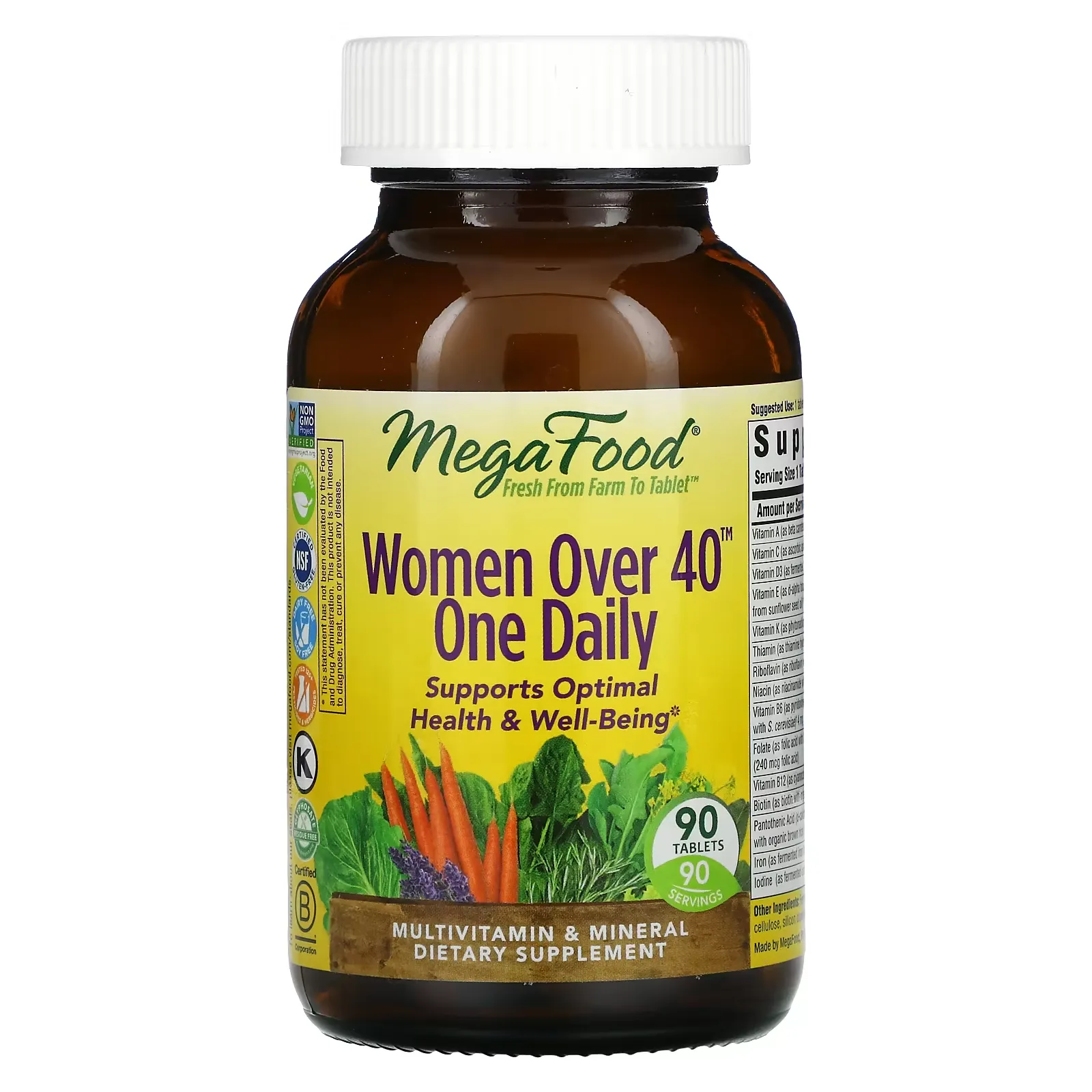 Women Over 40 One Daily, 90 Tablets