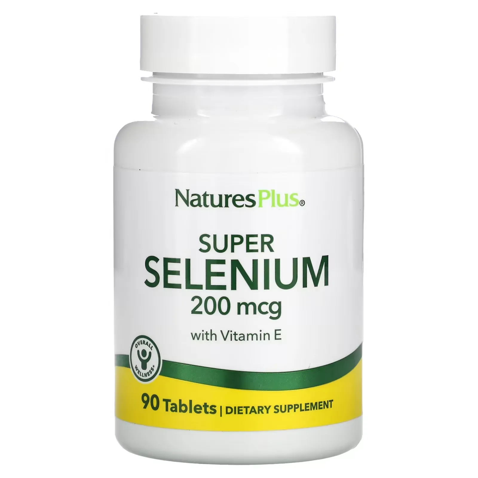 Super Selenium With Vitamin E, 200 mcg, 90 Tablets