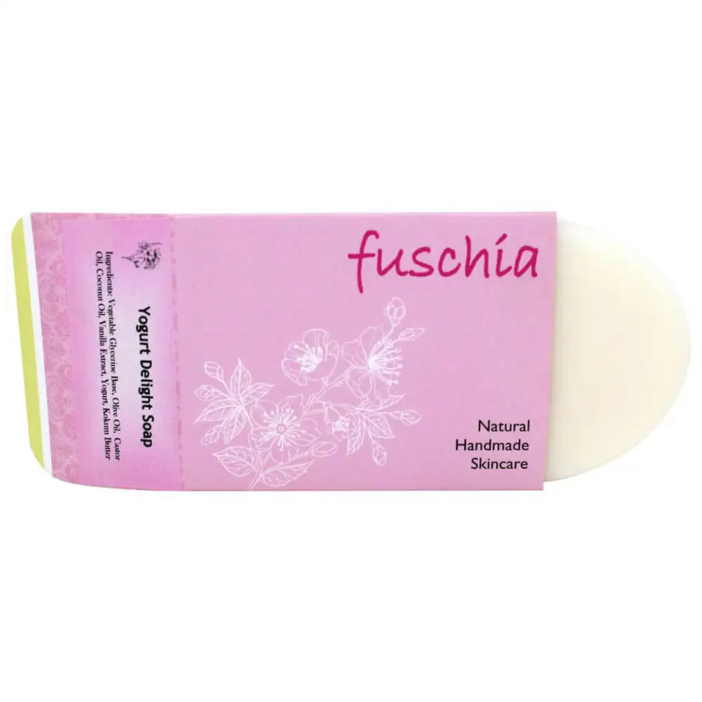 Fuschia Yogurt Delight Natural Handmade Herbal Soap,  100 g  for All Skin Types