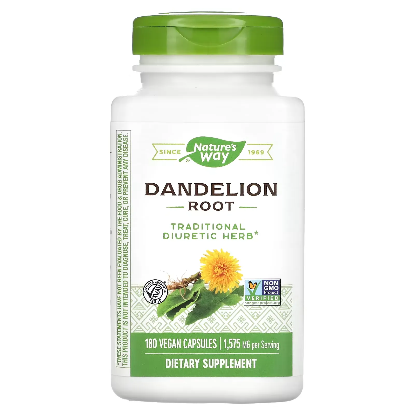 Dandelion Root, 525 mg, 180 Vegan Capsules