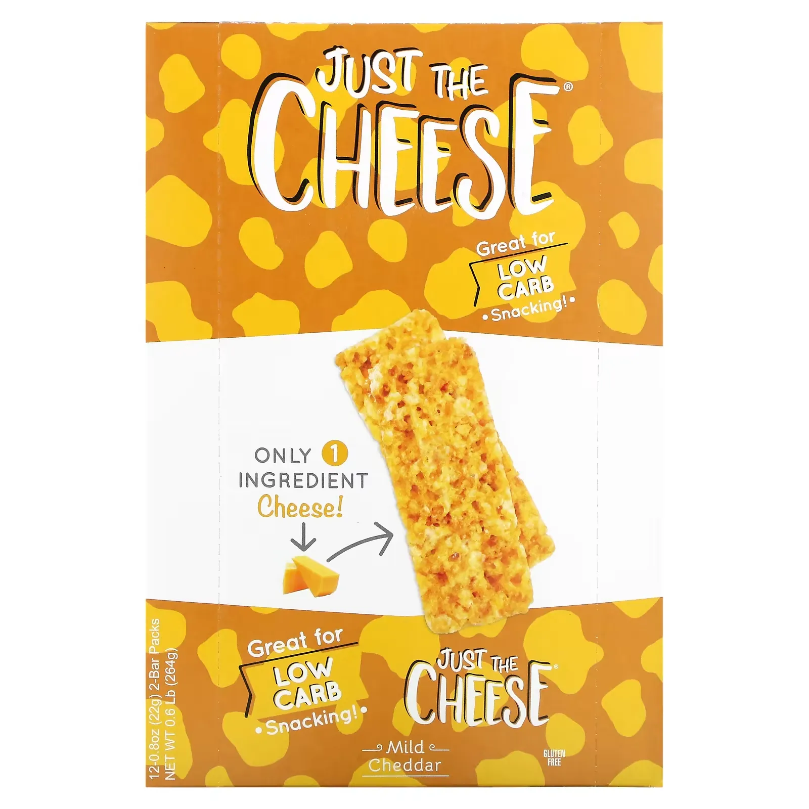 Mild Cheddar Bars, 12 Bars, 0.8 oz (22 g)