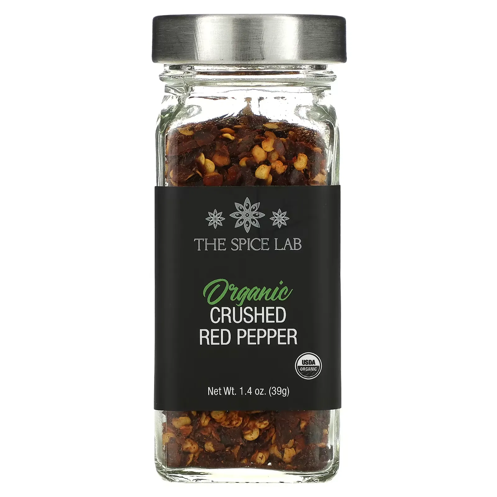 Organic Crushed Red Pepper, 1.4 oz (39 g)