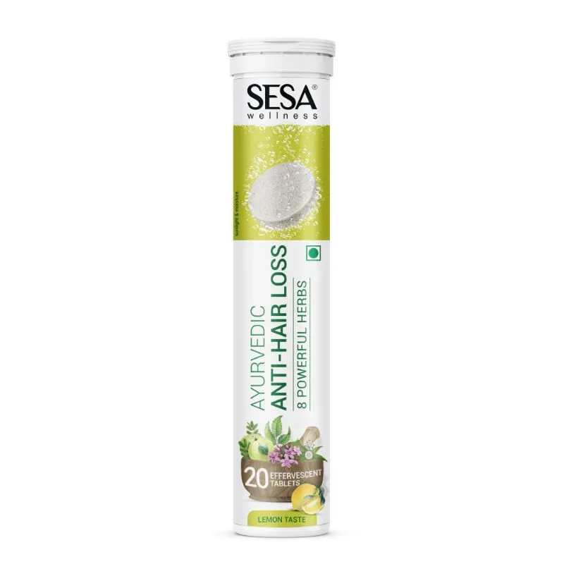 Sesa Wellness Ayurvedic Anti-Hair Loss Effervescent Tablets