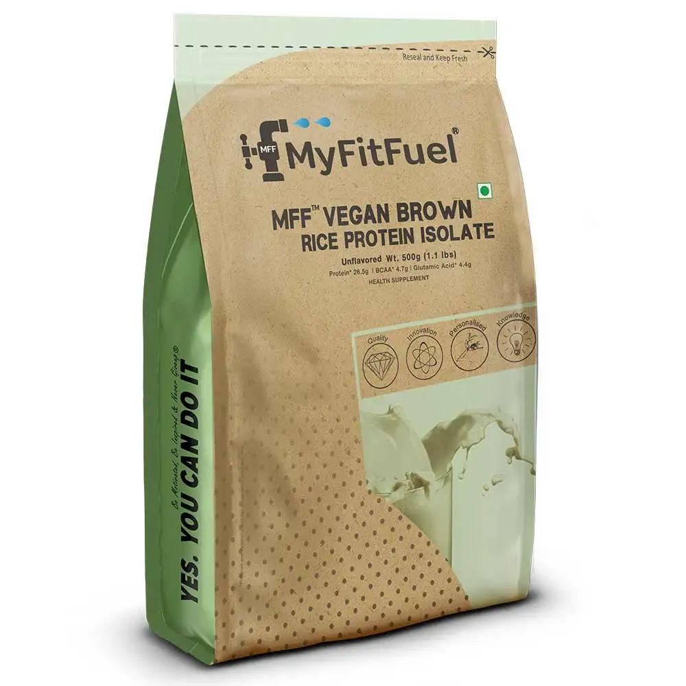 MyFitFuel MMF Vegan Brown Rice Protein Isolate,  1.1 lb  Unflavoured