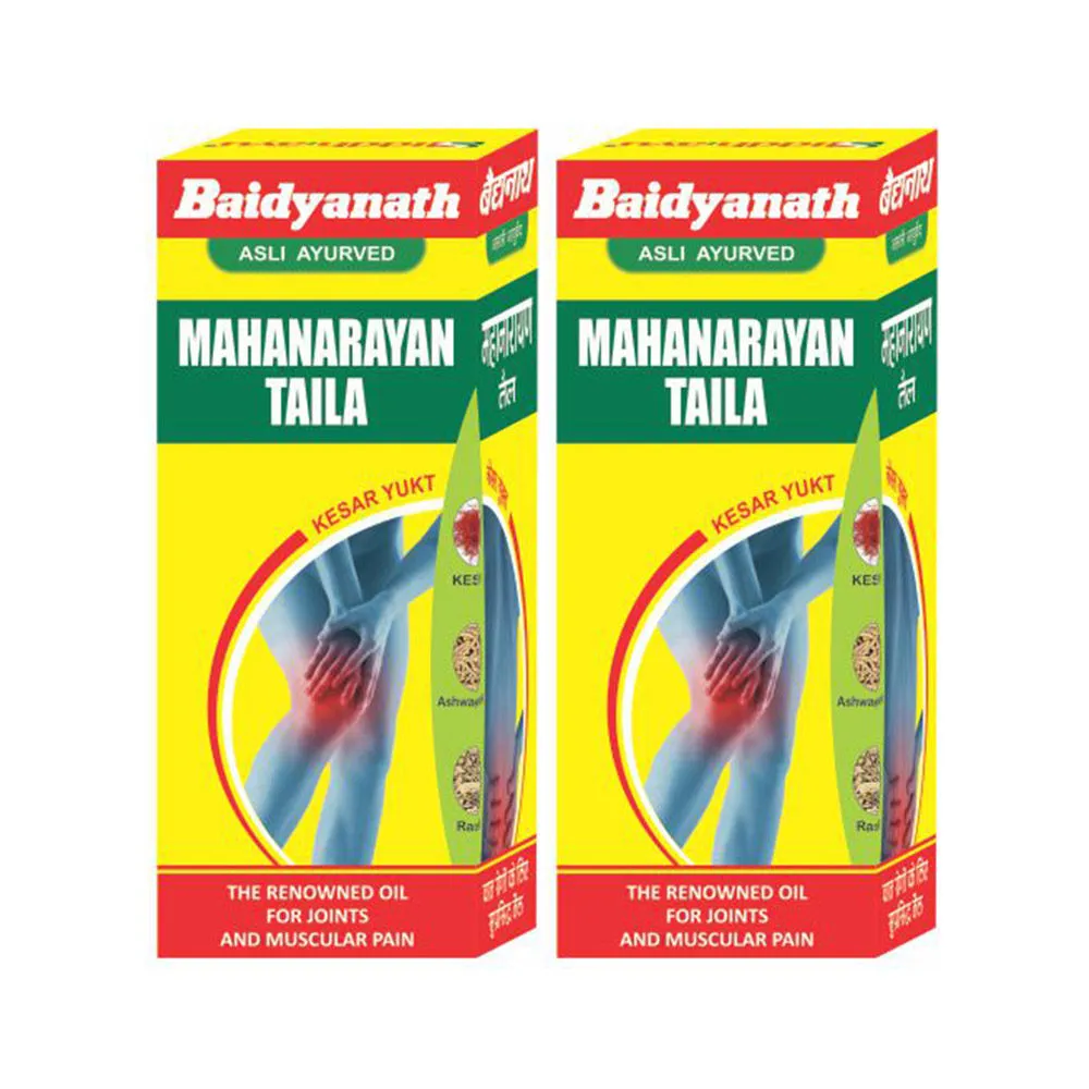 Baidyanath Mahanarayan Body Pain Oil - Pack Of 2