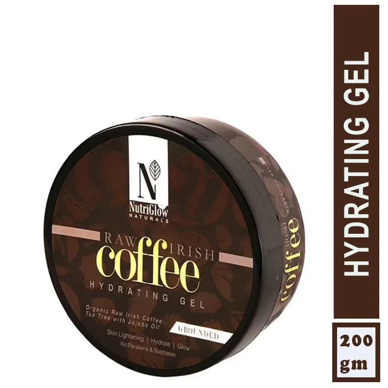 NutriGlow NATURAL'S Raw Irish Coffee Hydrating Gel With Organic Raw Irish Coffee & Tea Tree