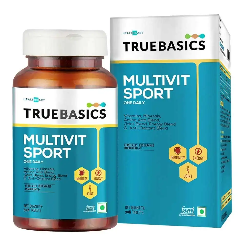 TrueBasics Advanced Multivitamin For Sports,  60 tablet(s)  Unflavoured