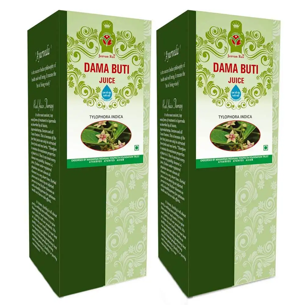 Jeevan Ras Dama Buti Juice,  Unflavoured Pack of 2  150 ml