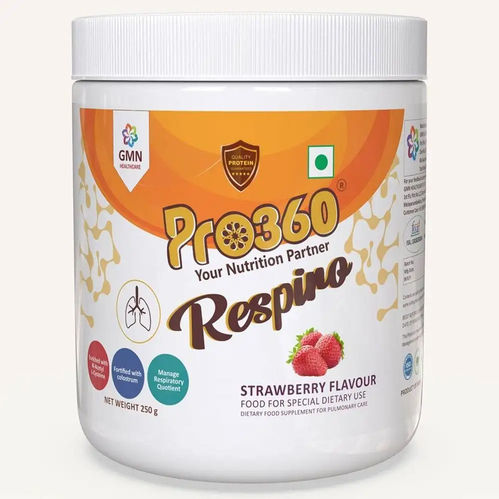 PRO360 Respiro Nutritional Beverage Mix,  Strawberry  0.55 lb