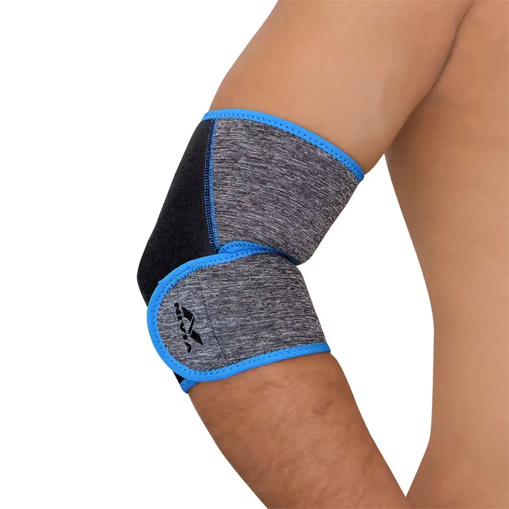 Nivia Orthopedic Elbow with Velcro Adjustable,  &#8206;Grey-Black  Small