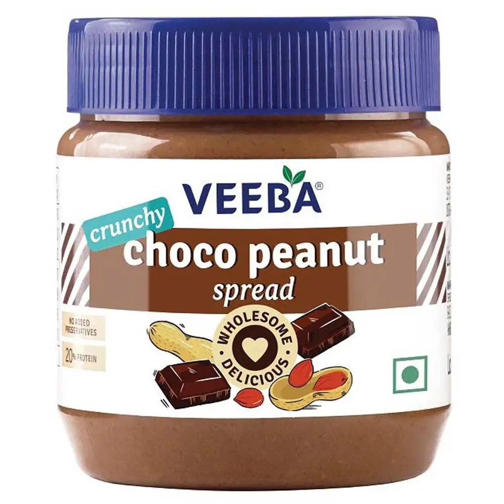 Veeba Choco Peanut Spread,  340 g  Crunchy