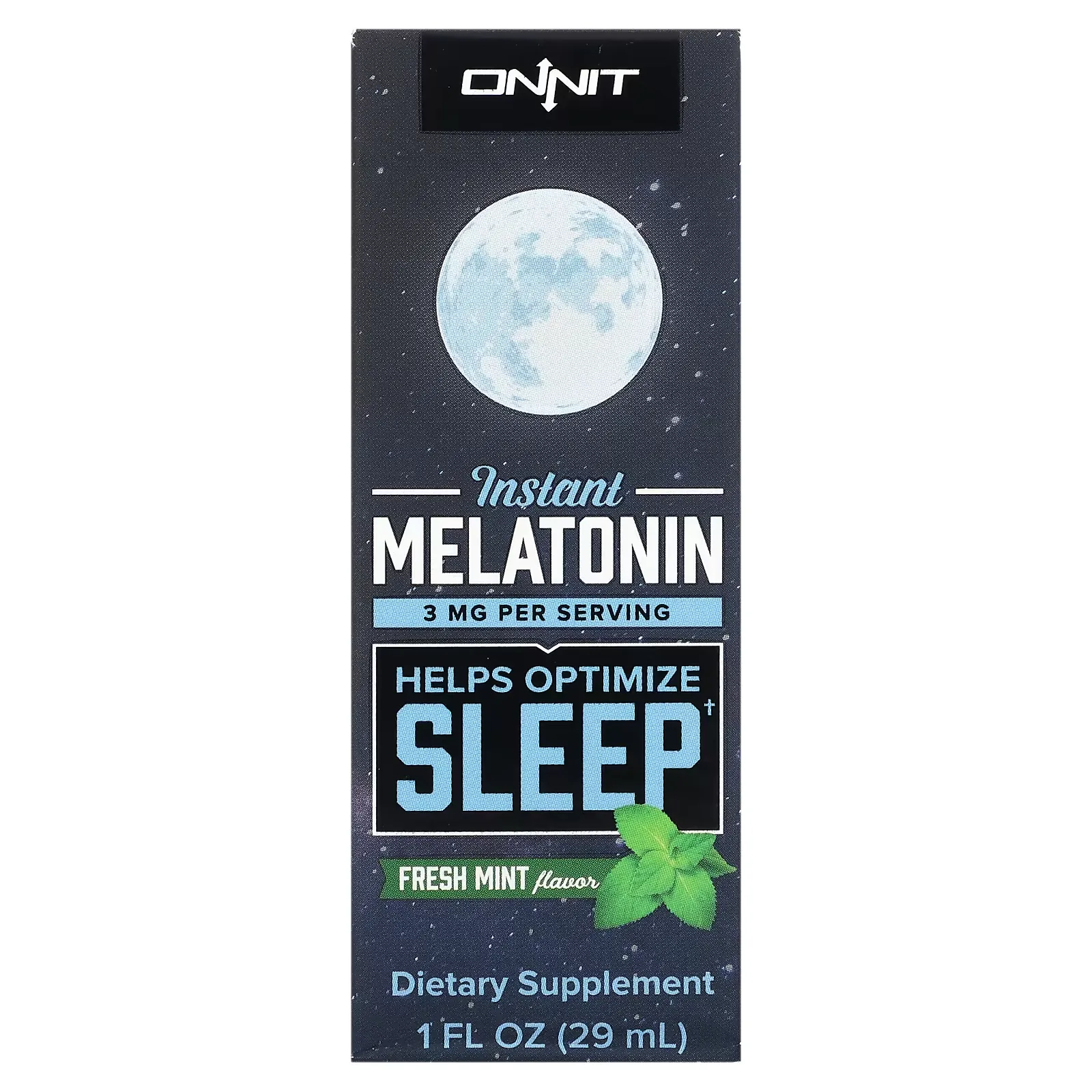 Instant Melatonin, Fresh Mint, 3 mg, 1 fl oz (29 ml)