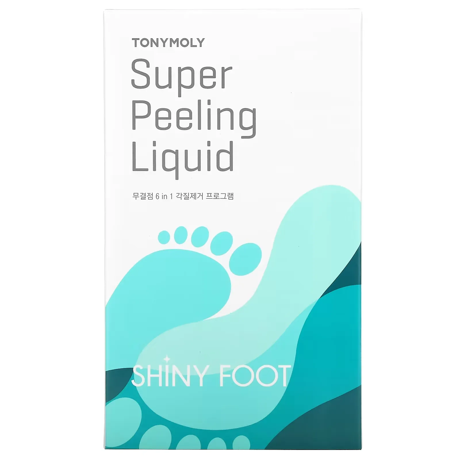 Shiny Foot, Super Peeling Liquid, 1 Pair