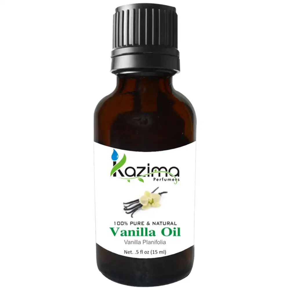 Kazima Vanilla Oil,  15 ml  100% Pure & Natural