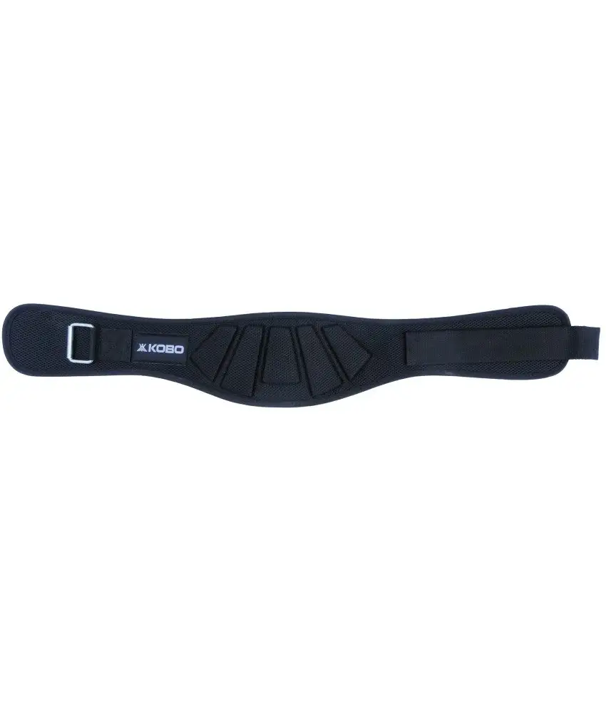 KOBO Back Support Weight Lifting Gym Belt (WTB-03),  Black  Xtra Small