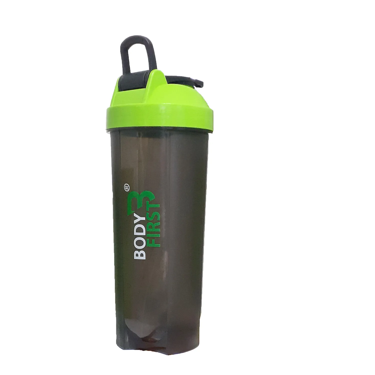 BodyFirst Shaker Bottle With Blending Ball and Dual Lock Push Button Technology 1Pcs