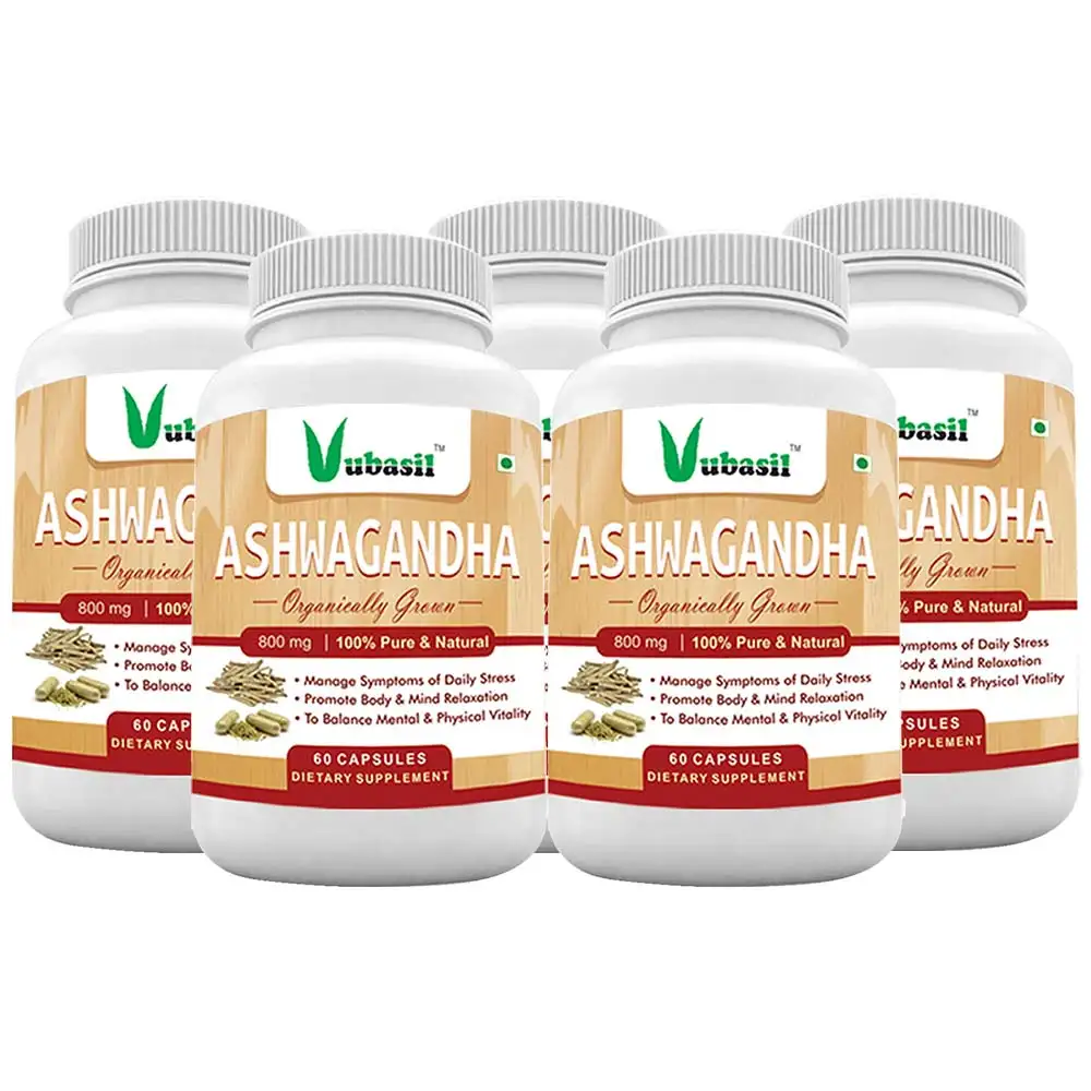 Vubasil Ashwagandha - 800 mg,  300 capsules