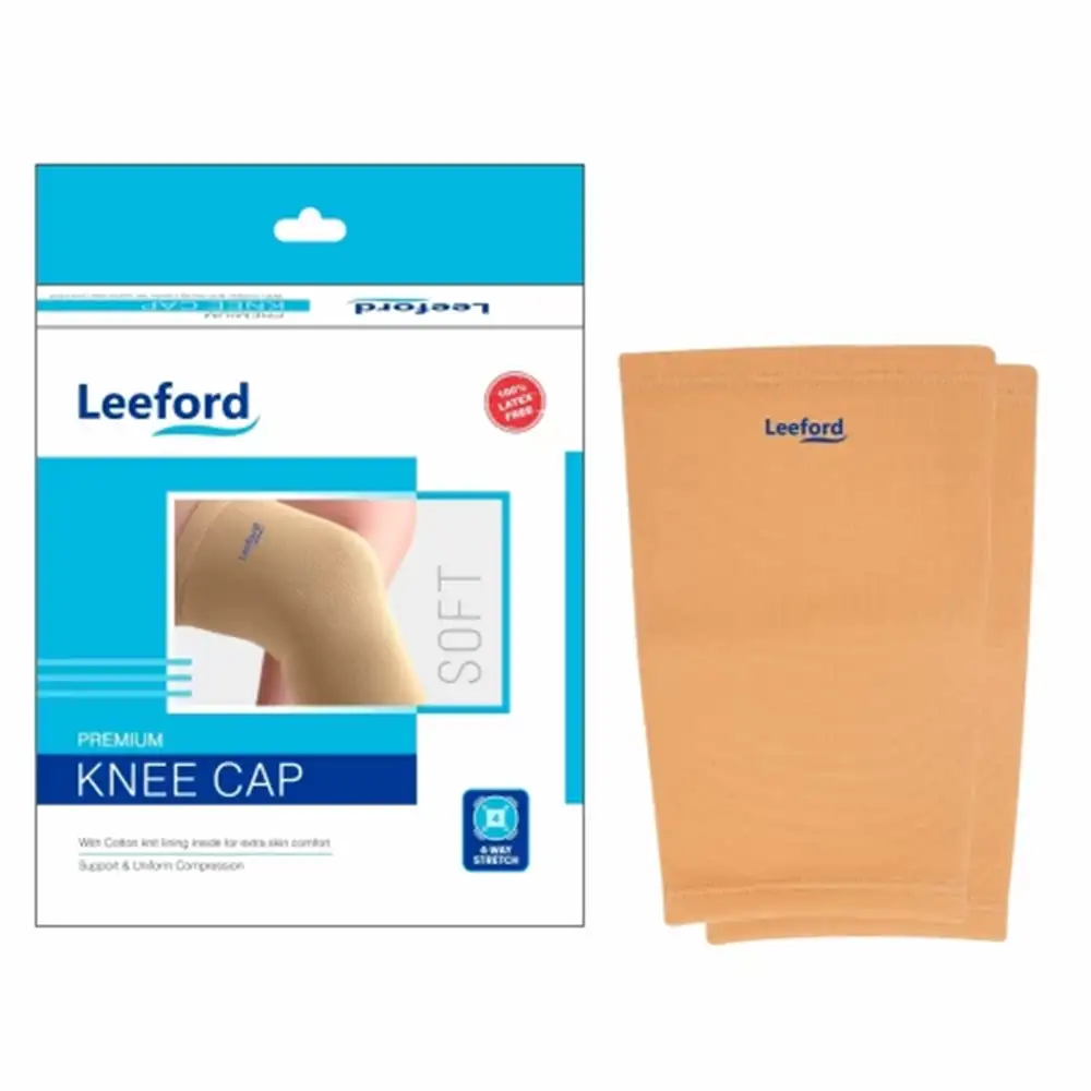 Leeford Knee Cap,  Beige  Large