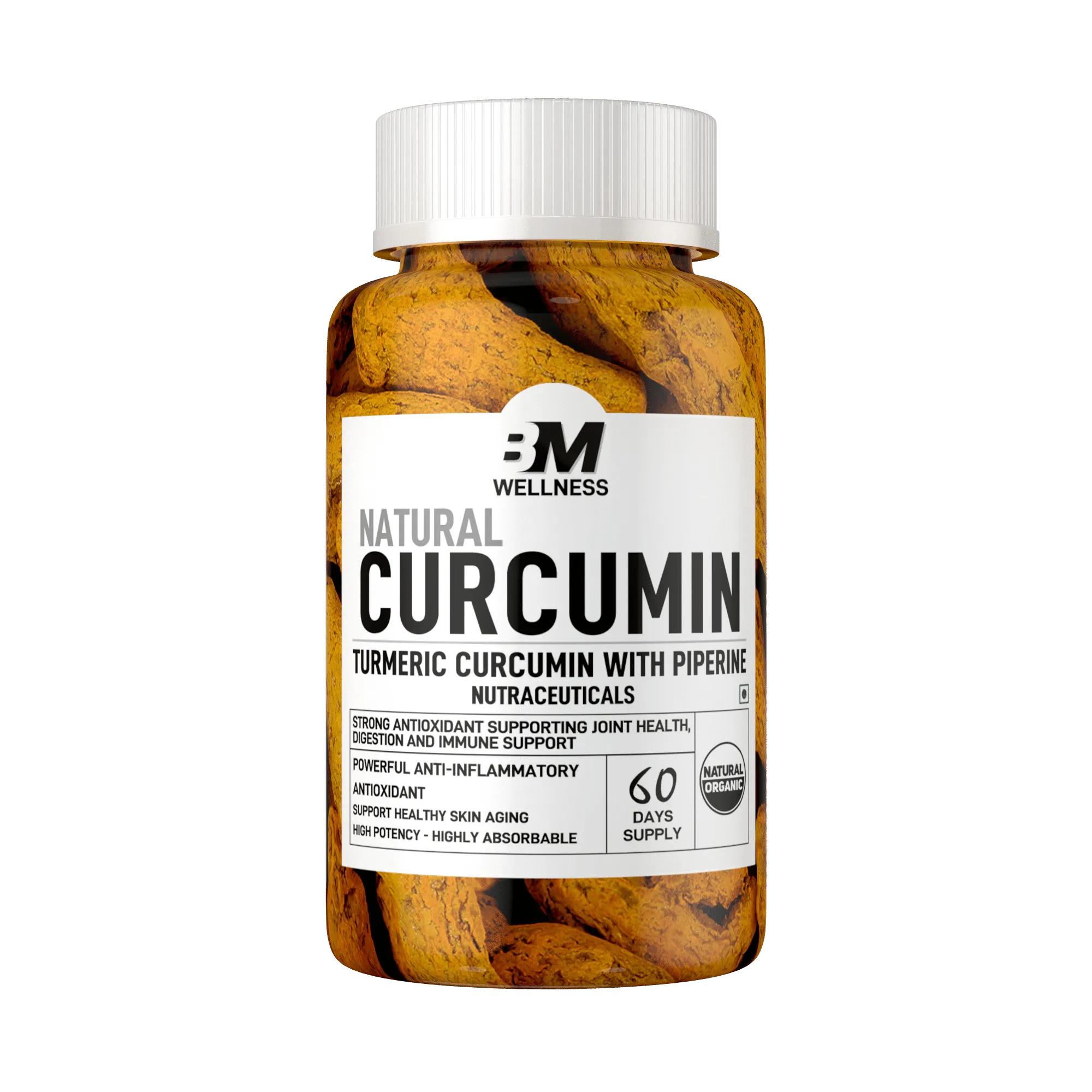 Big Muscles Natural Curcumin Turmeric Tablets