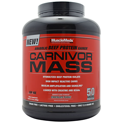 Carnivor Mass By MuscleMeds, Chocolate Fudge 5.7lb