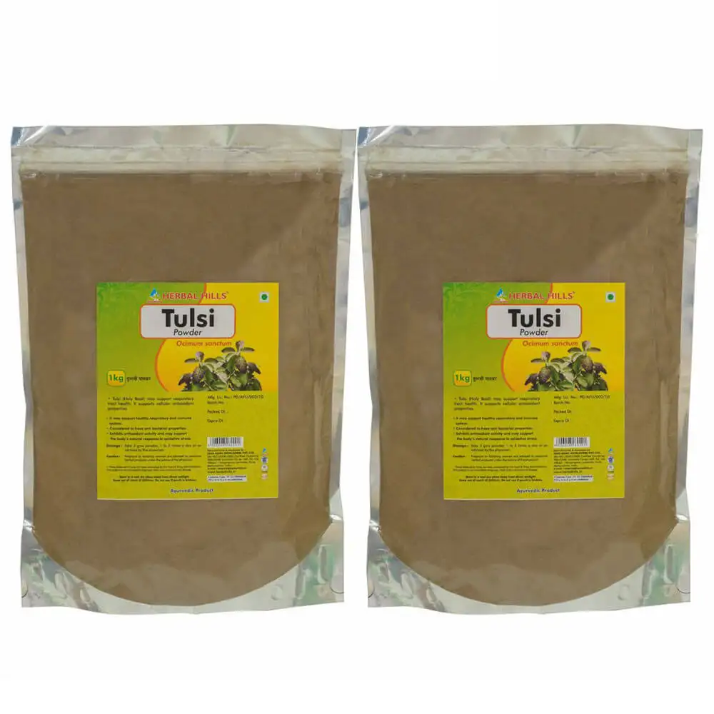 Herbal Hills Tulsi powder Pack of 2,  1 kg