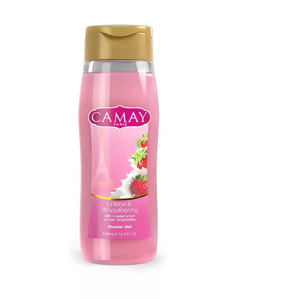 Camay Paris Creme & Strawberry Shower Gel