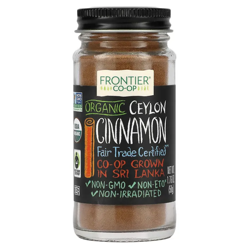 Organic Ceylon Cinnamon, 1.76 oz (50 g)