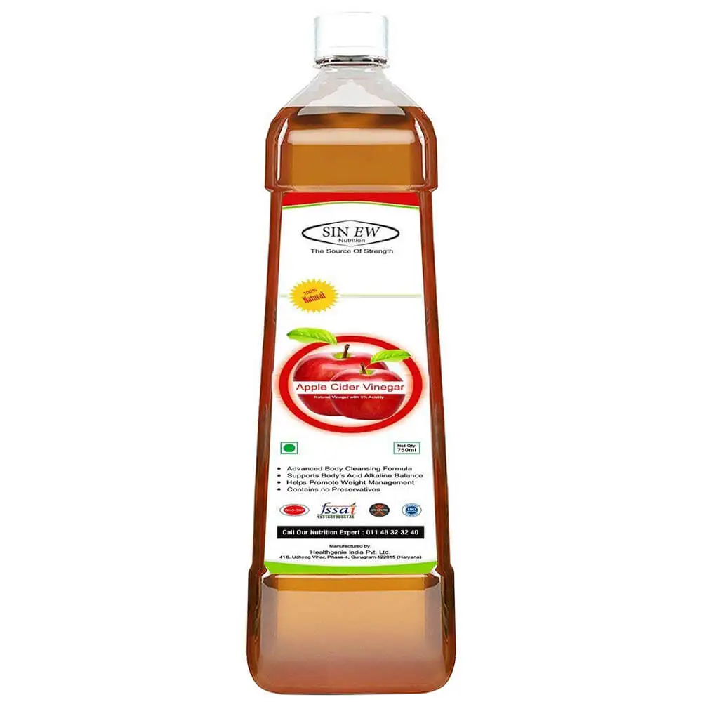 Sinew Nutrition Apple Cider Vinegar,  0.750 L  Unflavoured