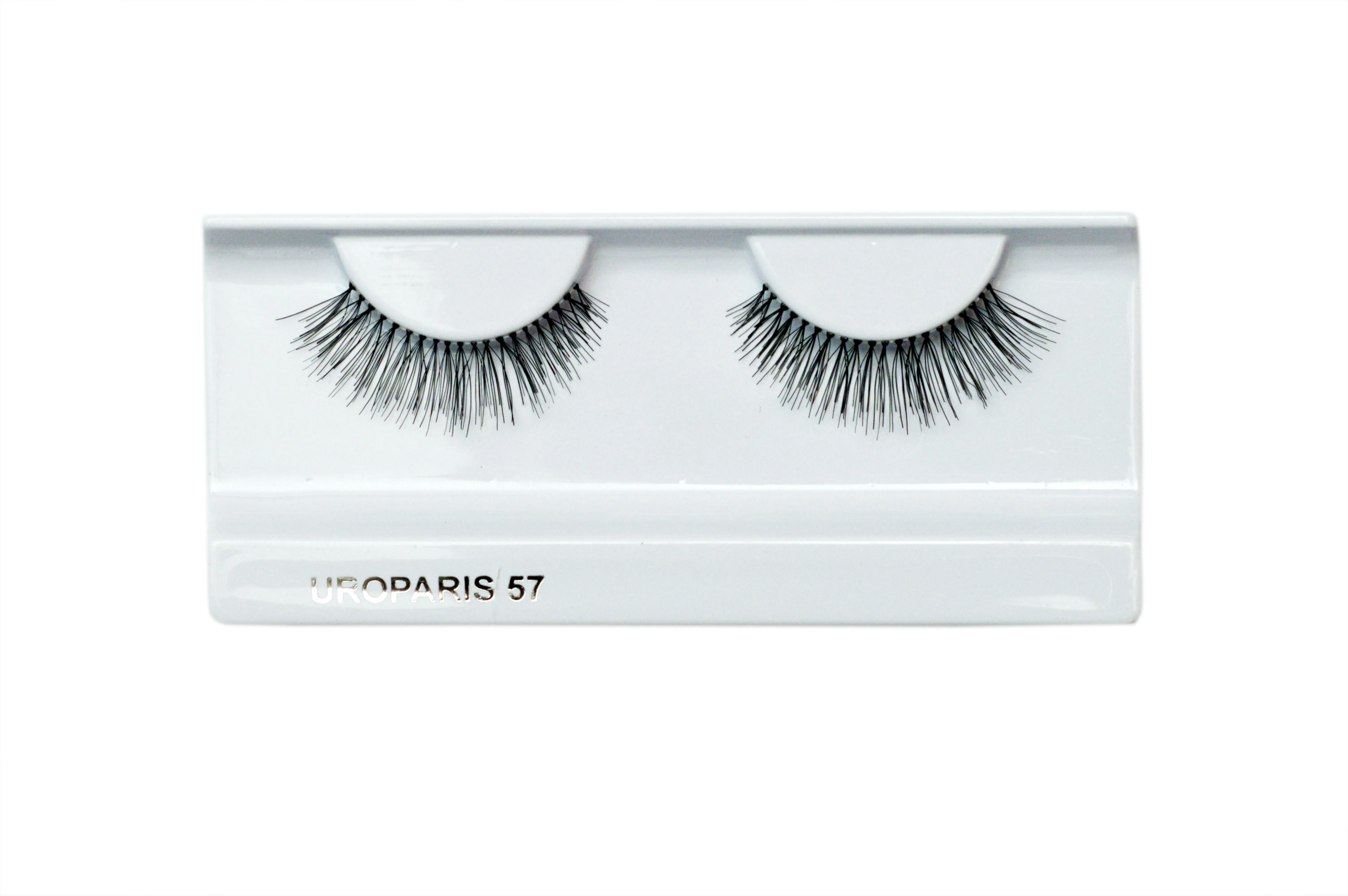 Uroparis Human Hair Eyelashes - 57 / BLACK